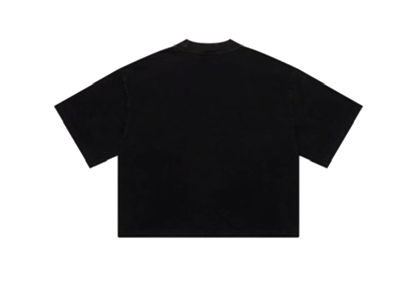 BLACK BLANK —GLAZA T-Shirt Oversized