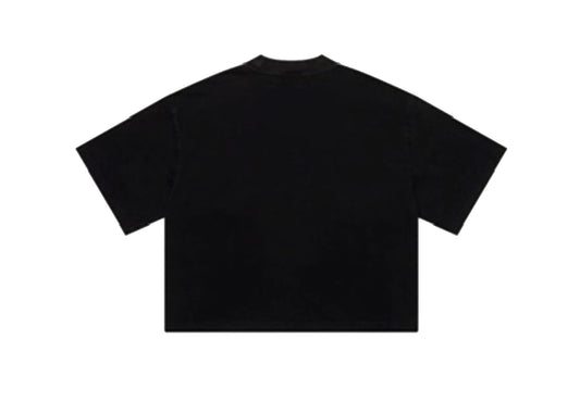 BLACK BLANK —GLAZA T-Shirt Oversized