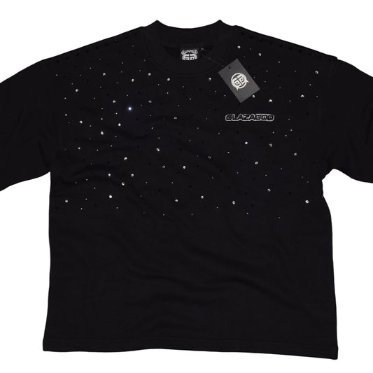 Border - T-Shirt Oversized-BLACK VOL.221