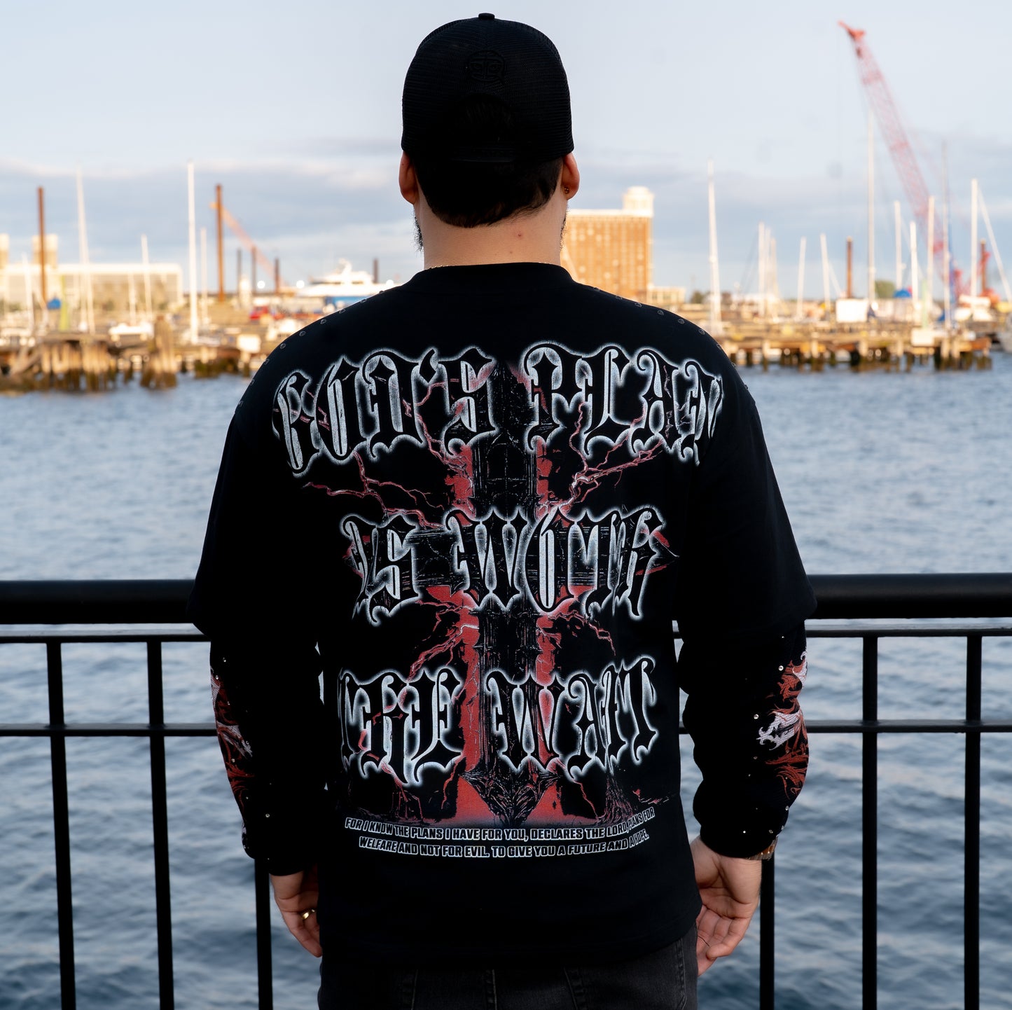 SUFFERING |RED |GLAZA - Long Sleeve-01