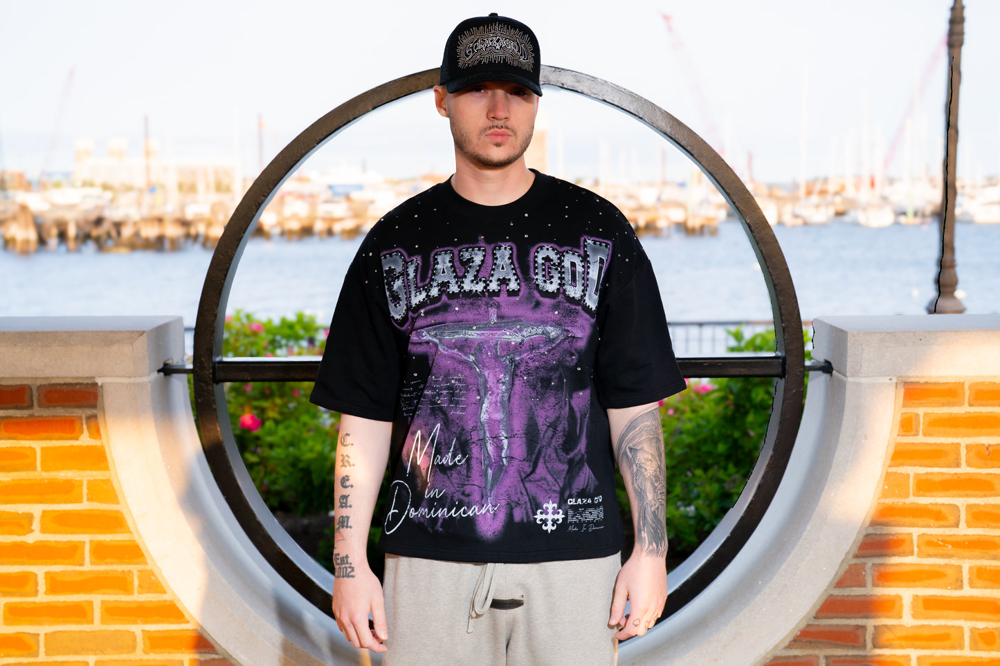 CRUCIFIXION |Purpura |GLAZA T-Shirt Oversized-002