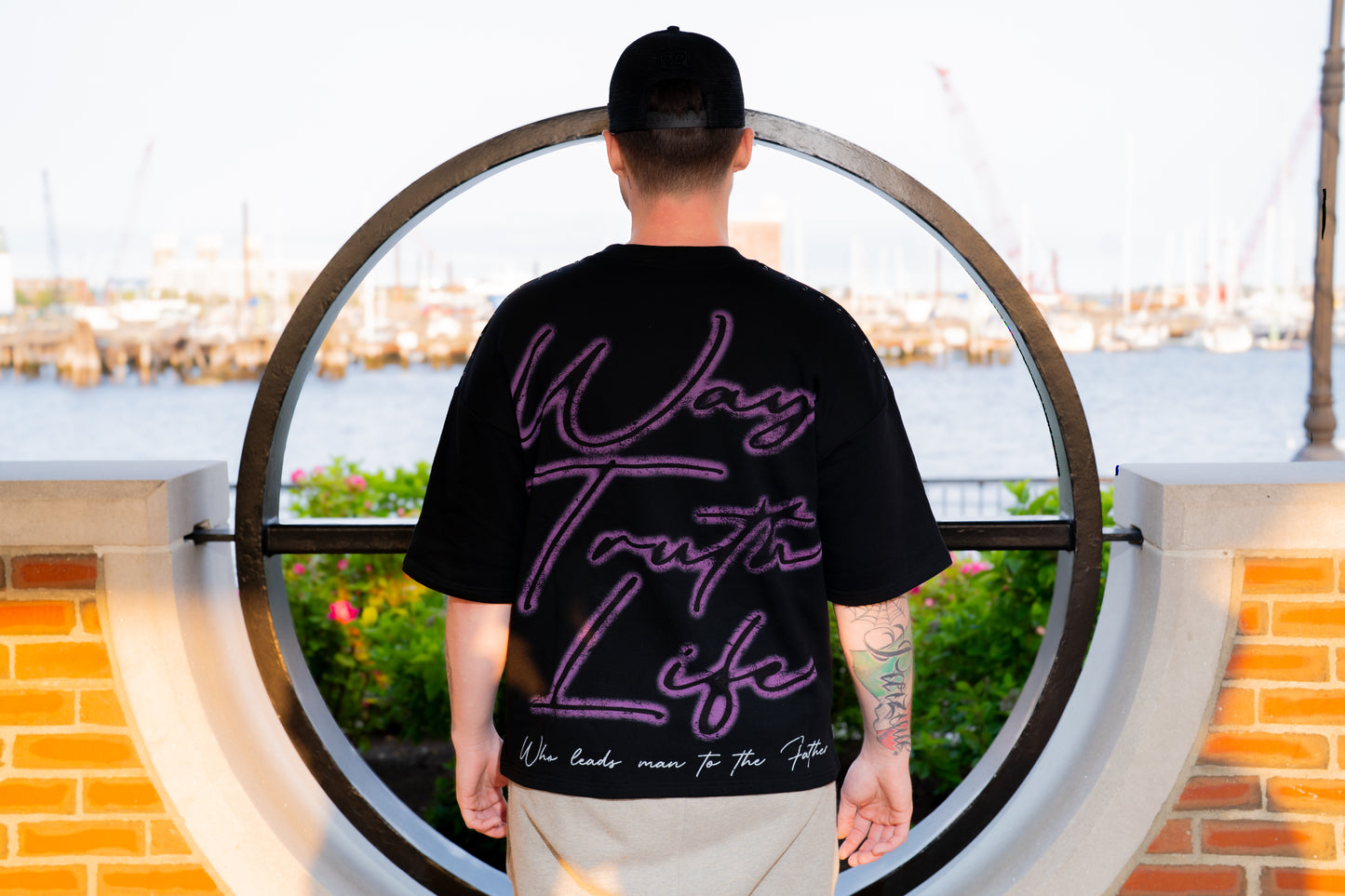 CRUCIFIXION |Purpura |GLAZA T-Shirt Oversized-002