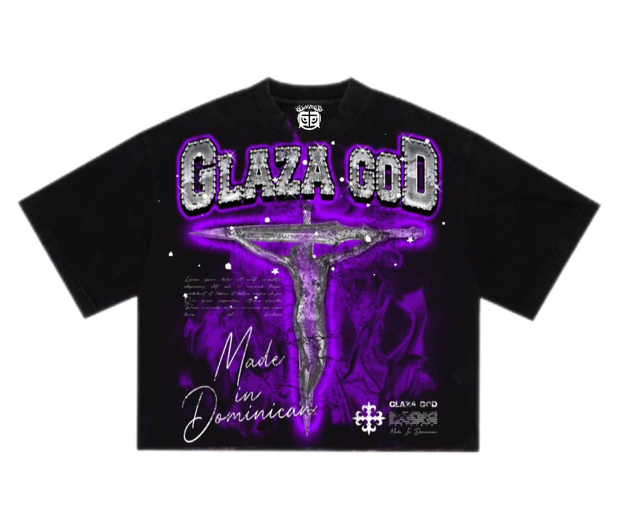 CRUCIFIXION |Purpura |GLAZA T-Shirt Oversized-002