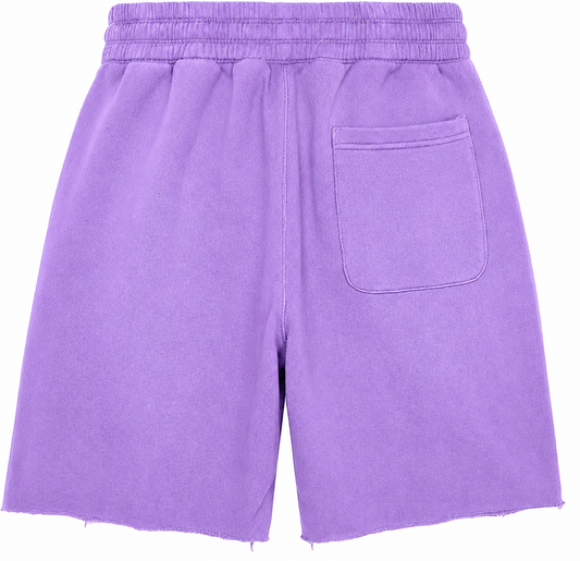 Heavyweight French Terry Shorts – Purple Wash