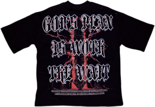 SUFRIMIENTO | RED |GLAZA T-shirt Oversized-004