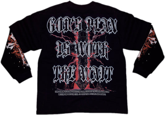SUFFERING |RED |GLAZA - Long Sleeve-01