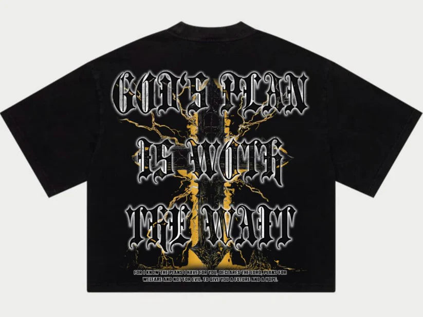 CRUCIFIXION |YELLOW |GLAZA T-Shirt Oversized-