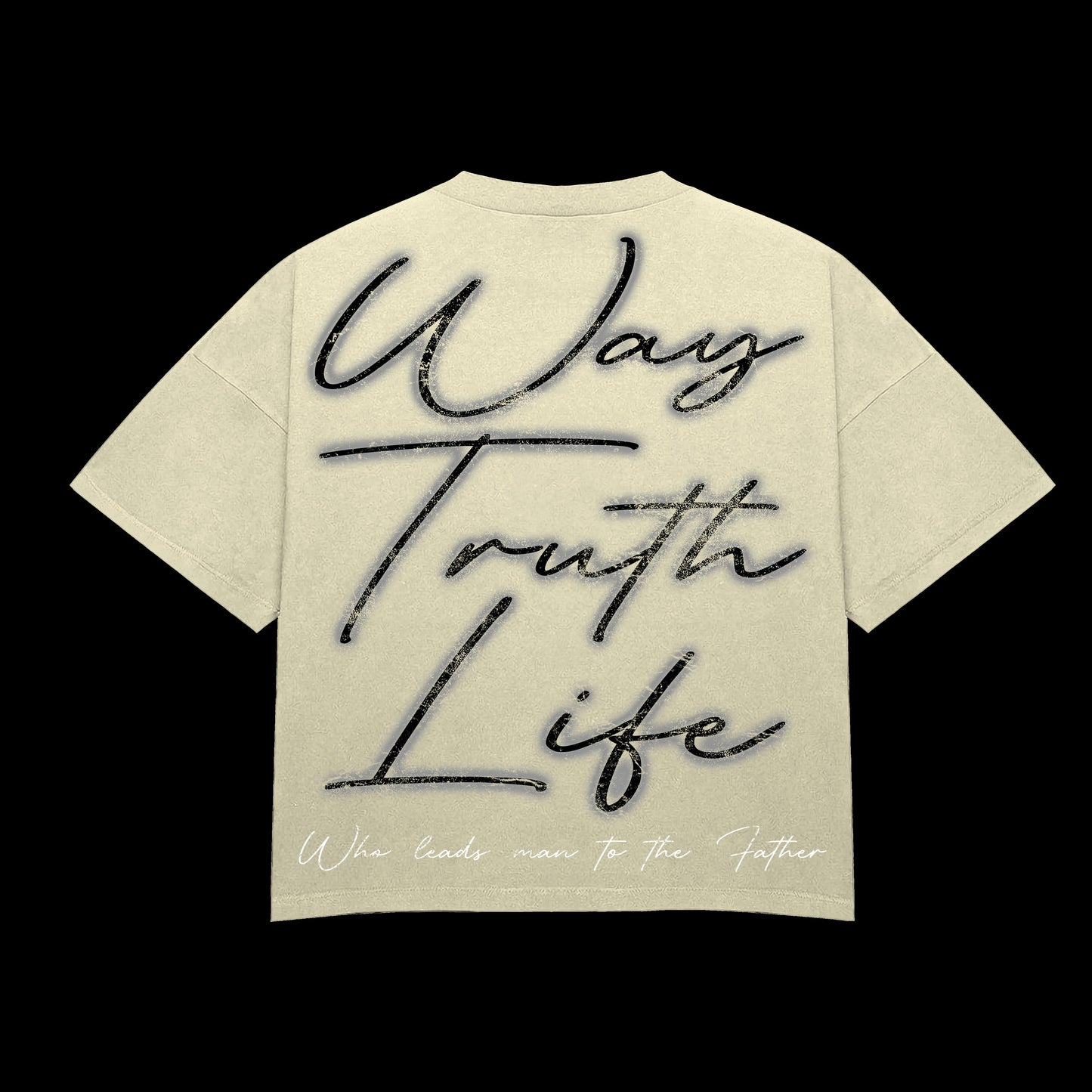 CRUCIFIXION |CREMA|GLAZA- T-Shirt Oversized-007