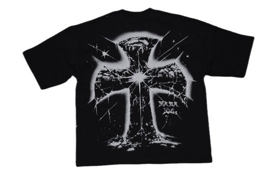Explosive Cross |BLACK|GLAZA|- T-Shirt Oversized-001
