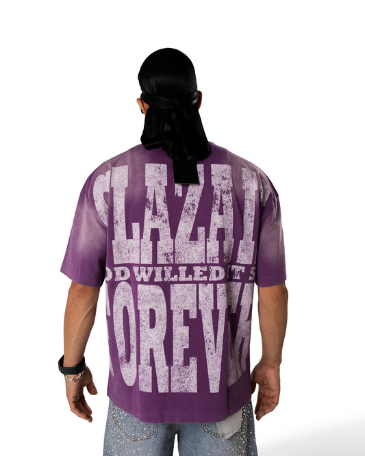 Support -Heavyweight Acid Wash Oversized Tee