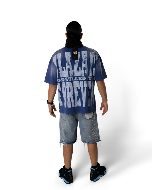 Aircraft- Heavyweight Acid Wash Oversized Tee