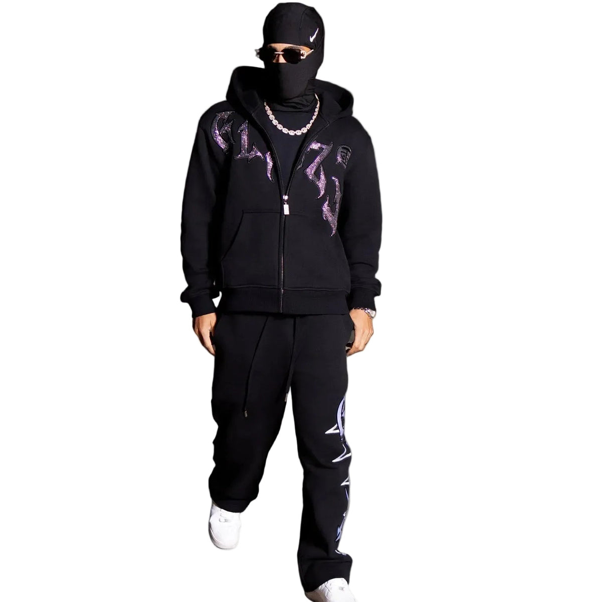 Sweatshirt Sets -BLACK