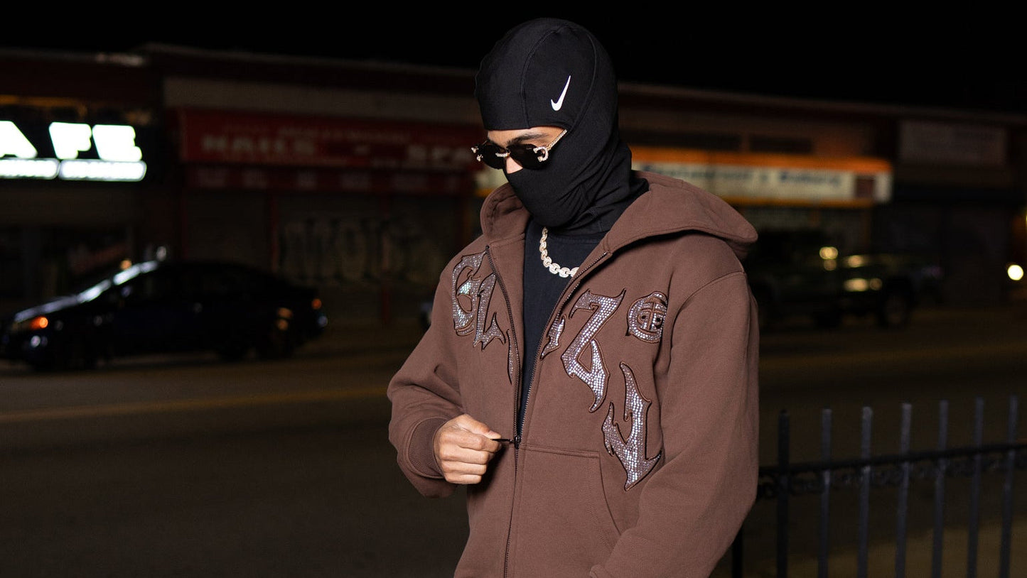 GLAZA- SWEATSHIRT SETS |BROWN|-001