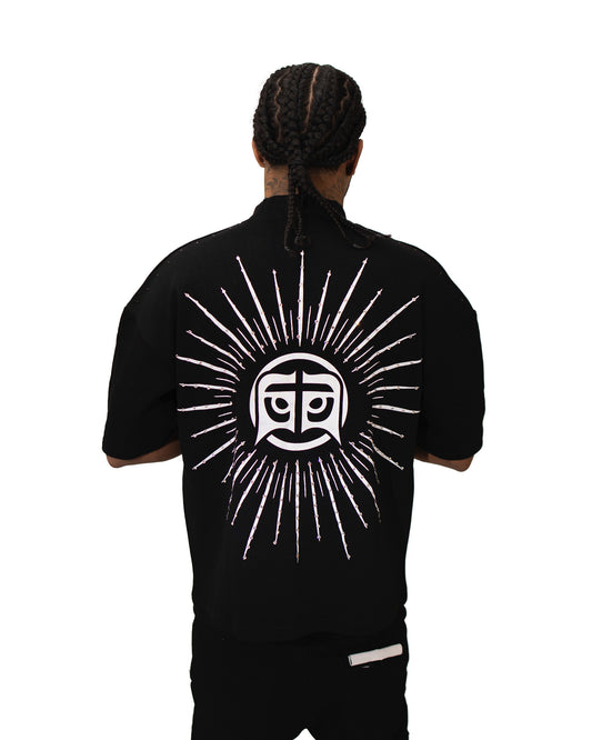 Iluminado - T-Shirt Oversized-BLACK