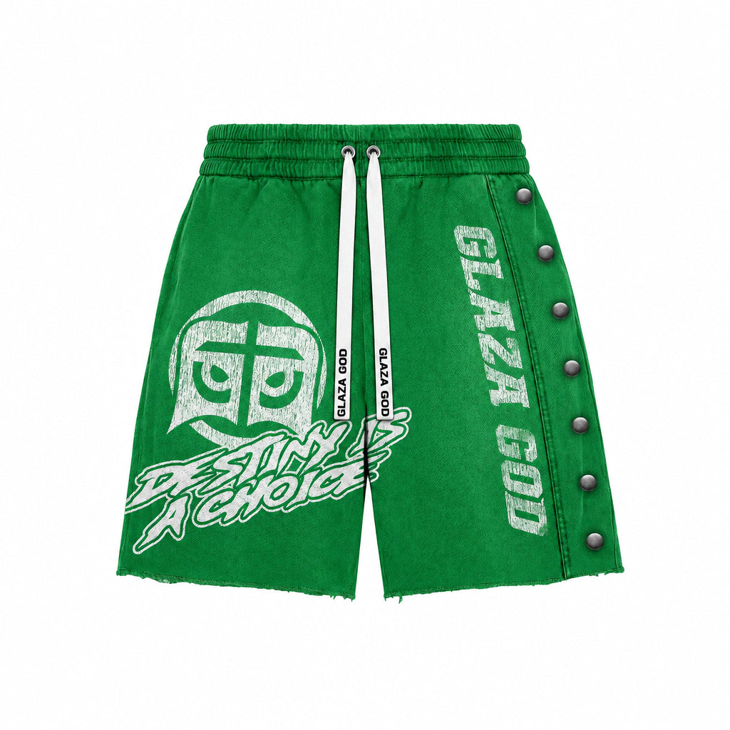 Heavyweight French Terry Shorts – Green Wash