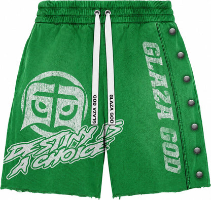 Heavyweight French Terry Shorts – Green Wash