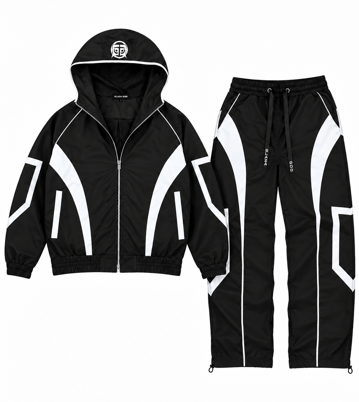 Premium Nylon Tracksets  - BLACK 3