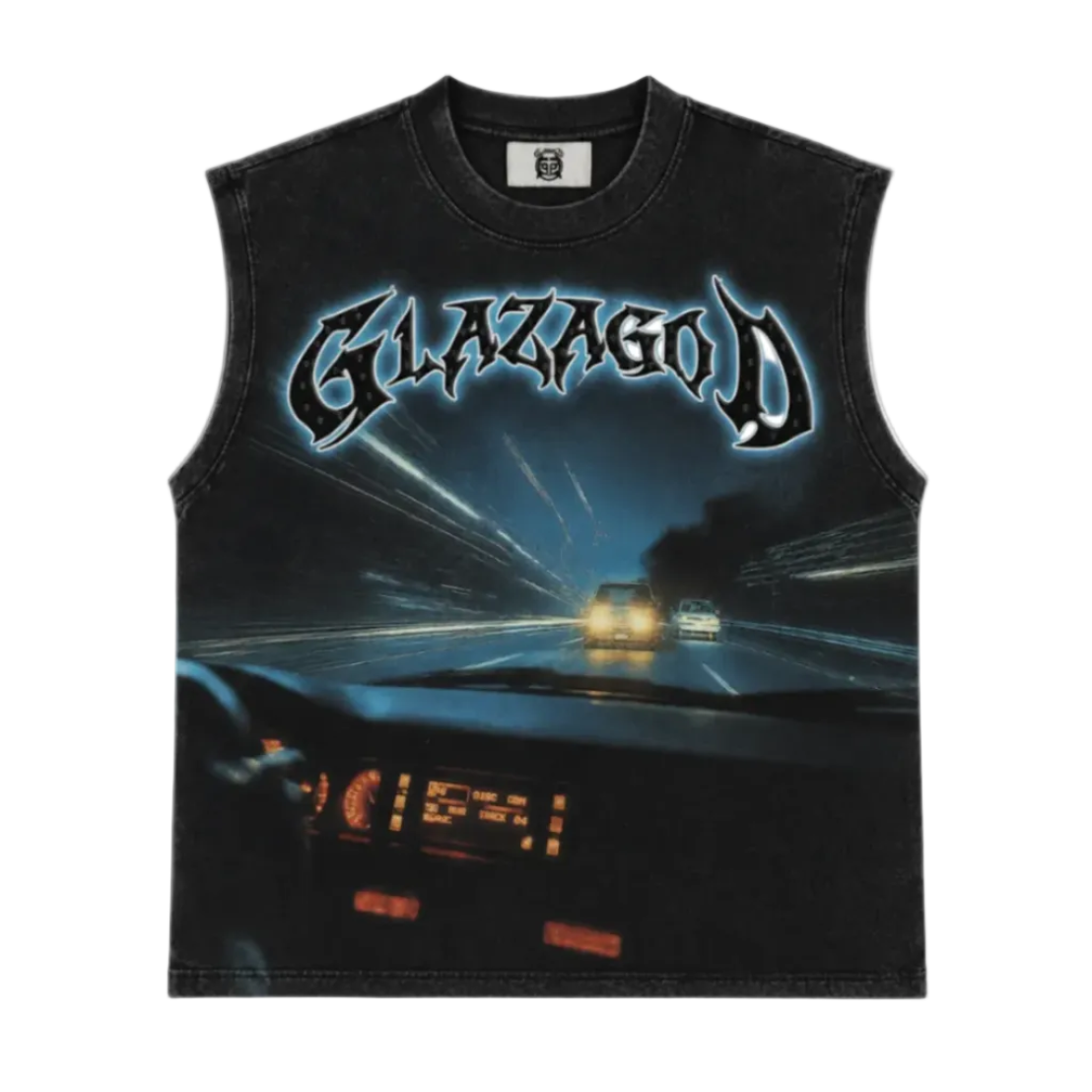 Light Speed – Heavyweight Acid Wash Sleeveless Tee