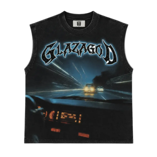 Light Speed – Heavyweight Acid Wash Sleeveless Tee