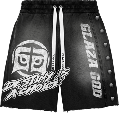 Heavyweight French Terry Shorts – BLACK Wash