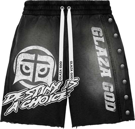 Heavyweight French Terry Shorts – BLACK Wash