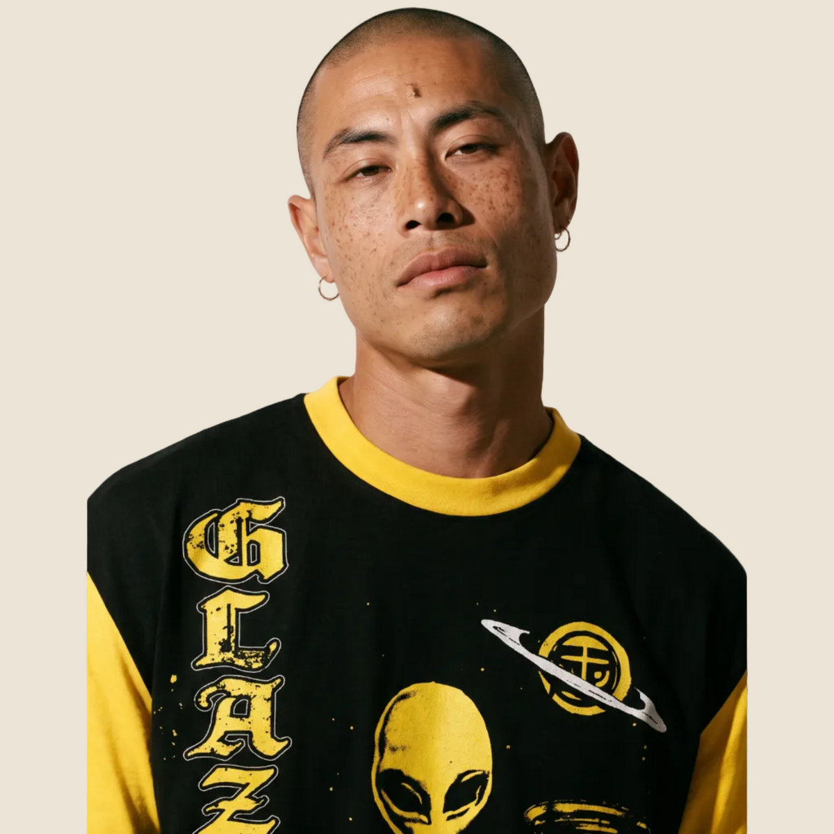 Planet -  Acid Wash Oversized Tee- 04