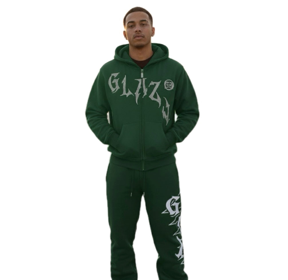 GLAZA- SWEATSHIRT SETS |GREEN|-003