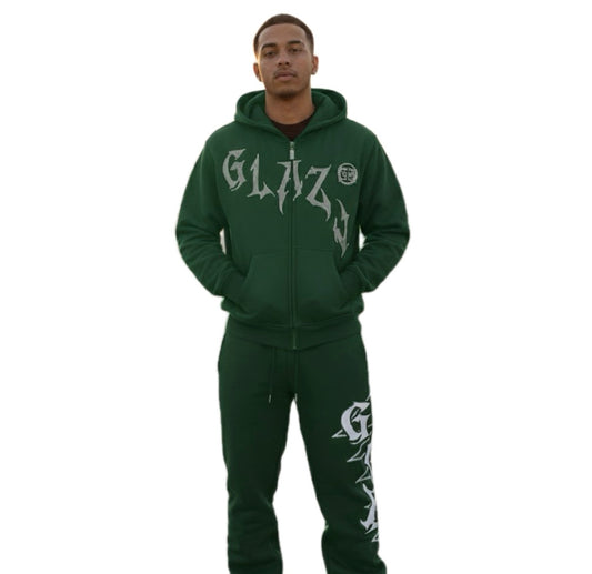 GLAZA- SWEATSHIRT SETS |GREEN|-003