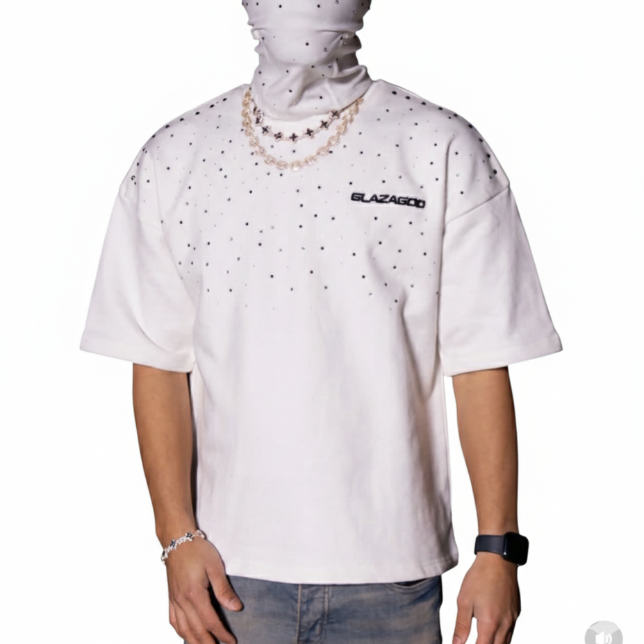 Borde - T-Shirt Oversized-WHITE