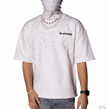 Borde - T-Shirt Oversized-WHITE