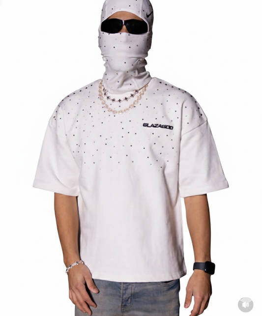 Borde - T-Shirt Oversized-WHITE