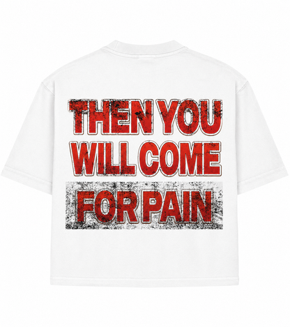 Flowers - Heavyweight Terry Oversized Tee- White