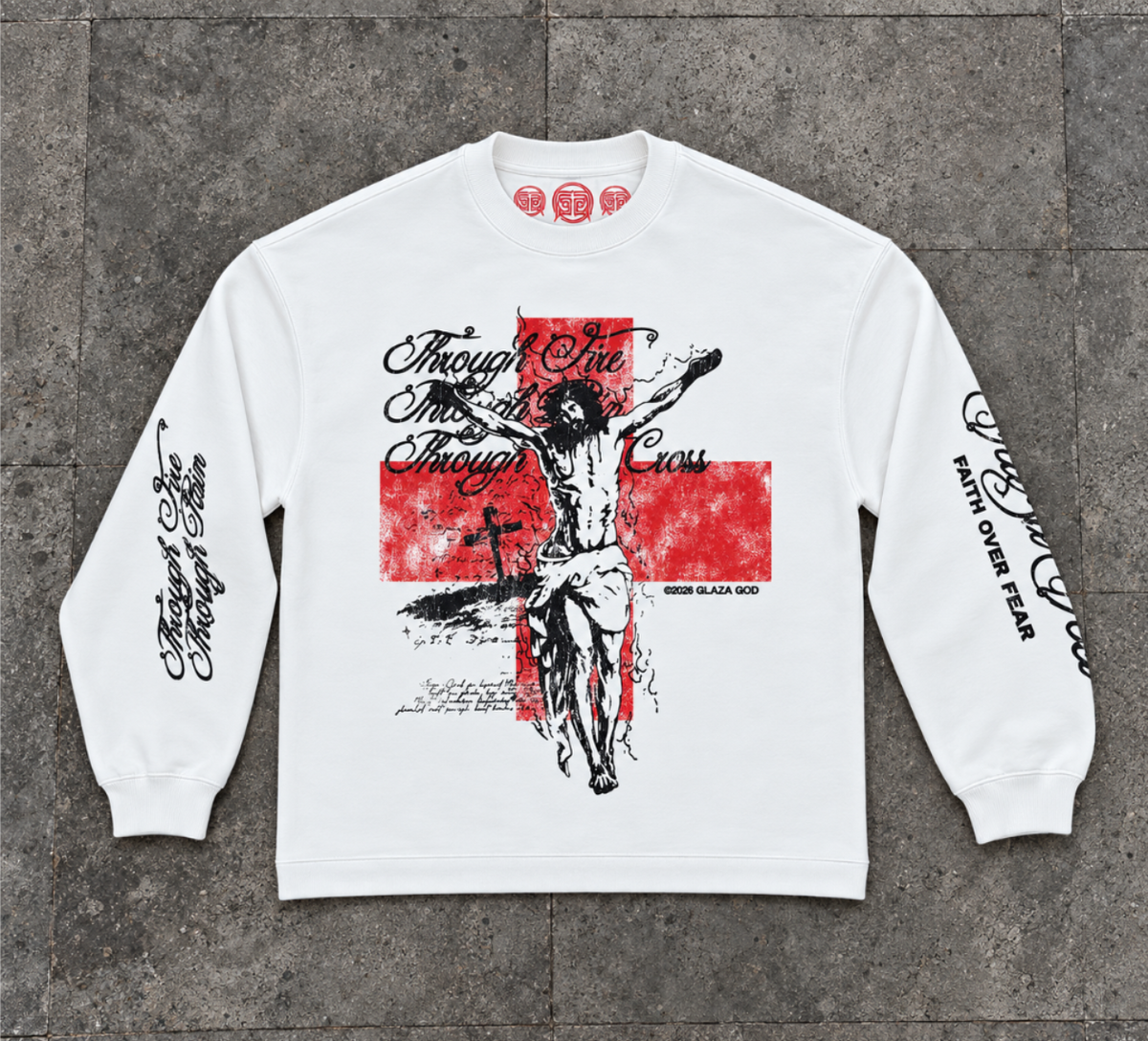 The Messiah - Long Sleeve -(Size Up) GLAZA GOD