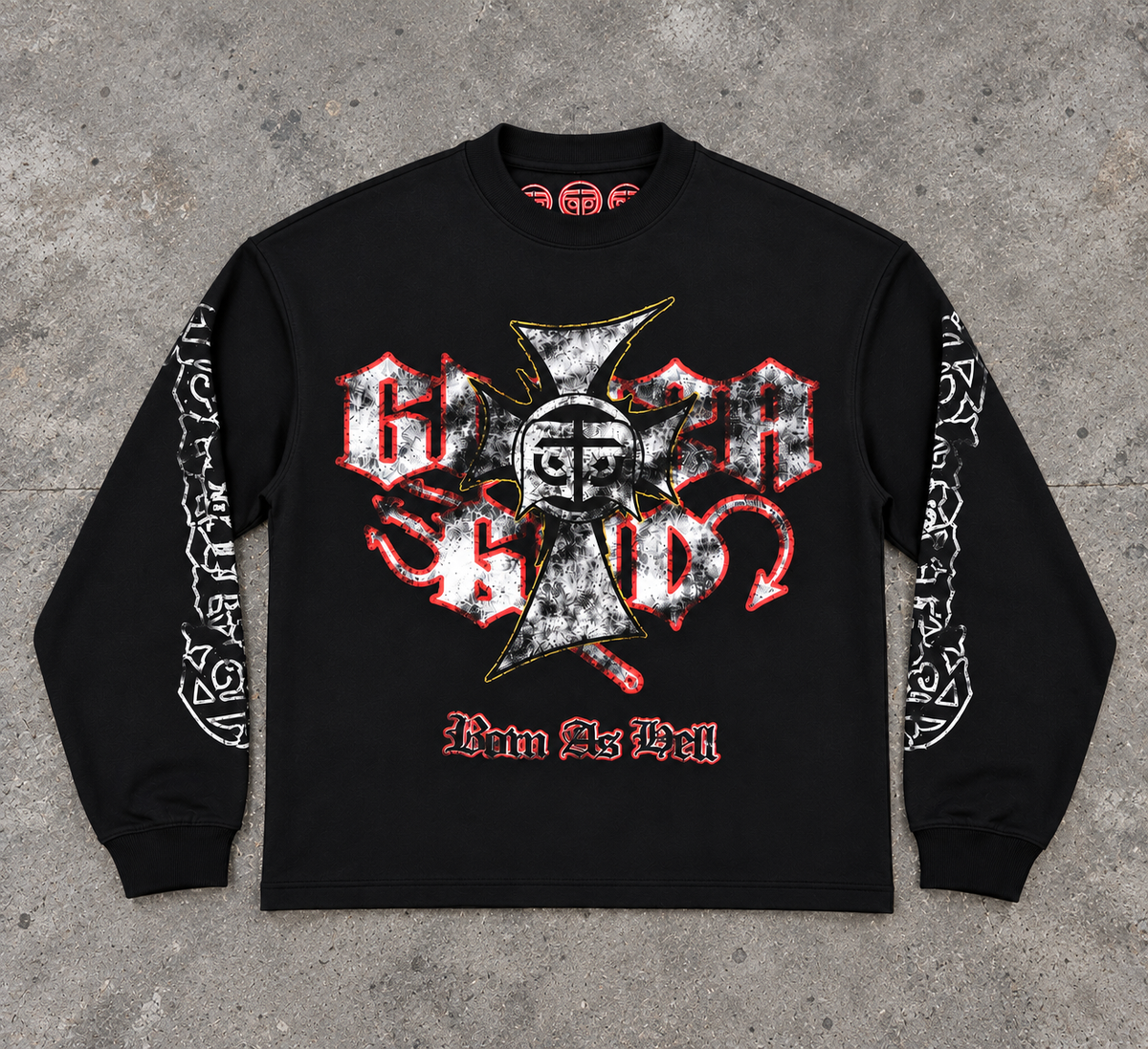 Blurry - Long Sleeve (Size Up)- GLAZZ GOD
