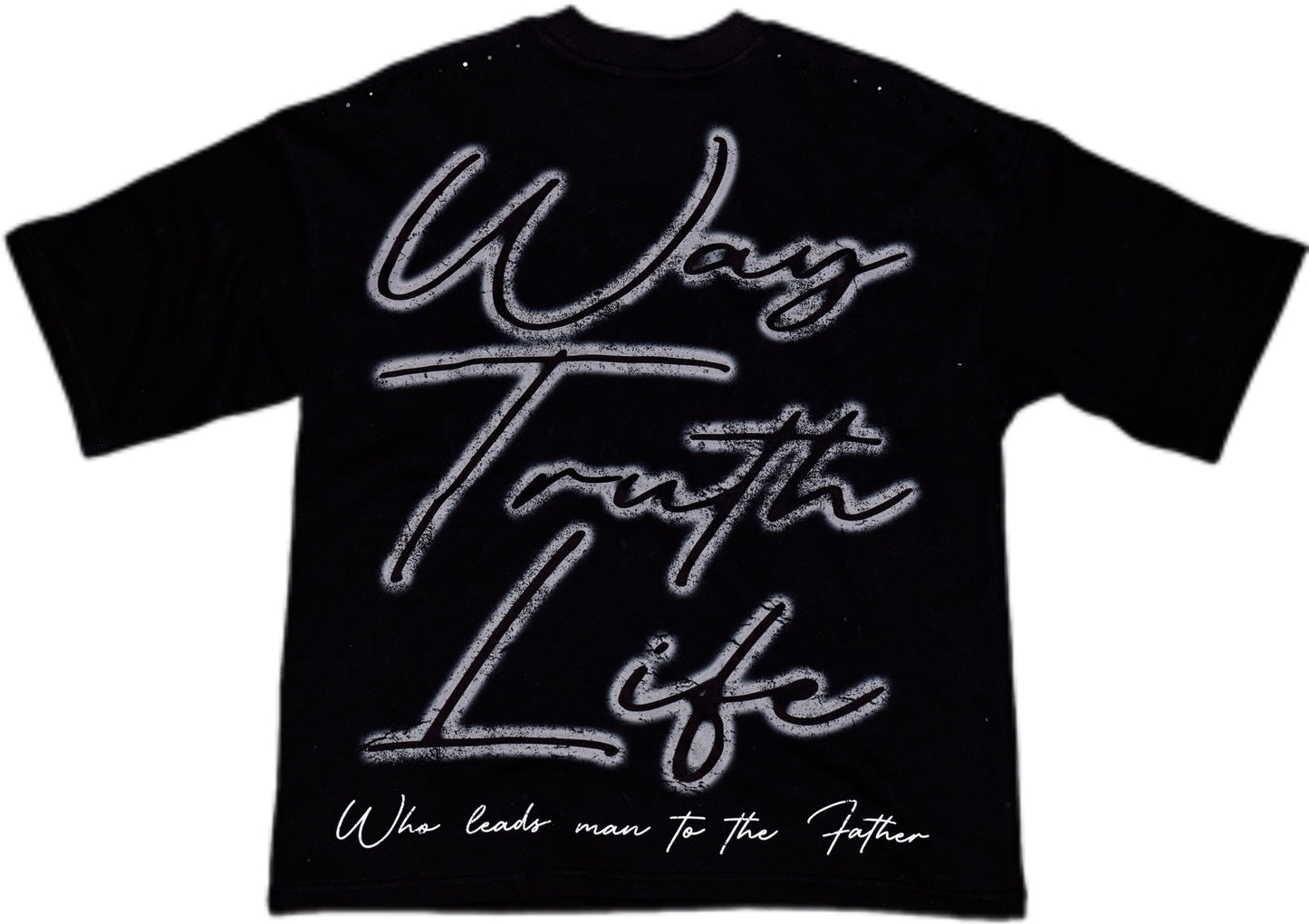 CRUCIFIXION |BLACK |GLAZA T-Shirt Oversized-001