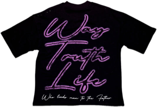 CRUCIFIXION |Purpura |GLAZA T-Shirt Oversized-002