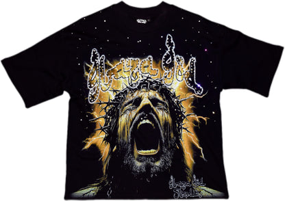 SUFFERING |YELLOW |GLAZA- T-Shirt Oversized-003