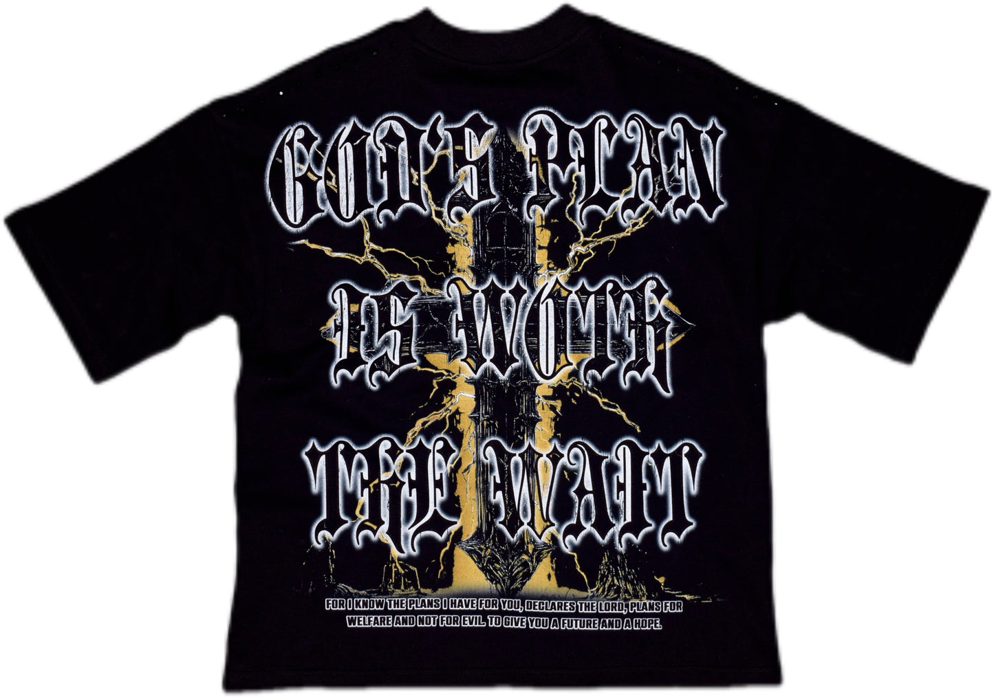 SUFFERING |YELLOW |GLAZA- T-Shirt Oversized-003