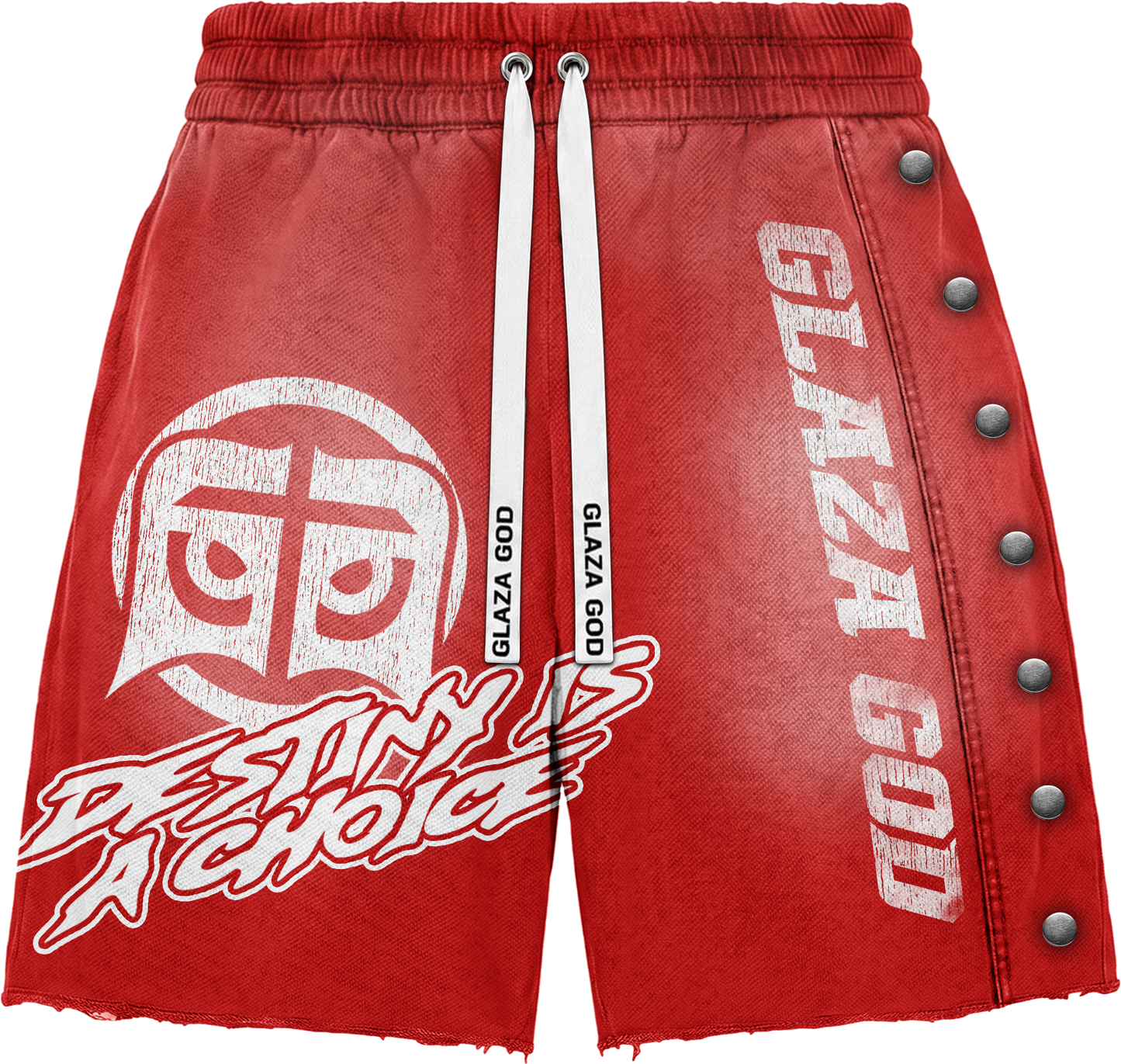 Heavyweight French Terry Shorts – Red Wash