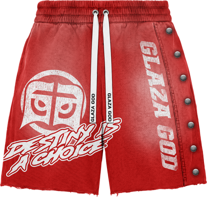 Heavyweight French Terry Shorts – Red Wash
