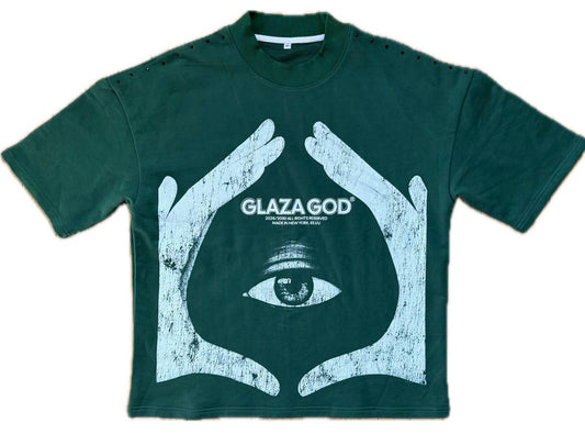 ILUMINADO |GREEN|GLAZA|- T-Shirt Oversized-1001