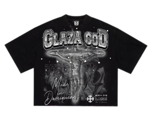 CRUCIFIXION |BLACK |GLAZA T-Shirt Oversized