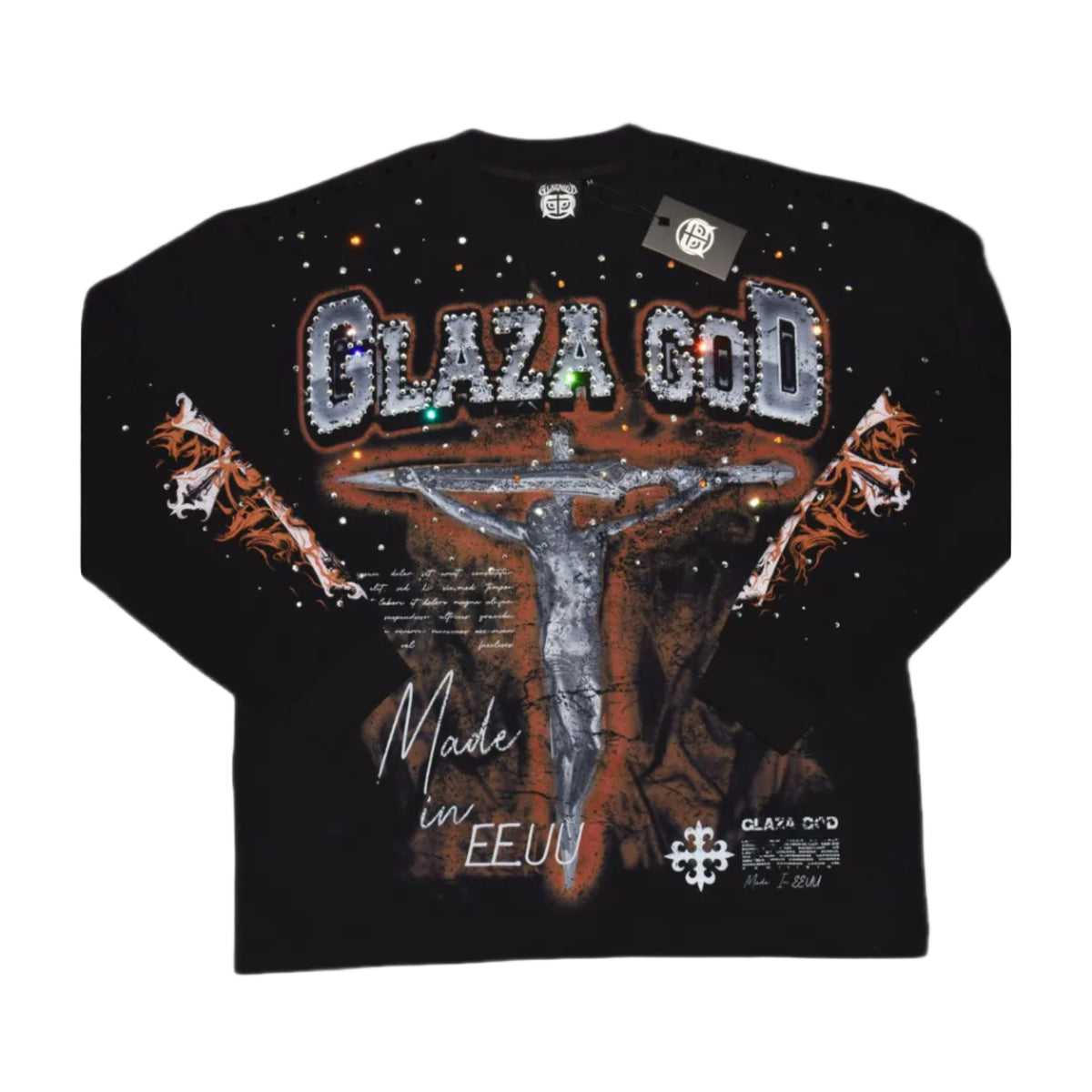 CRUCIFIXION -Vol. 004 - Long Sleeve--ORANGE