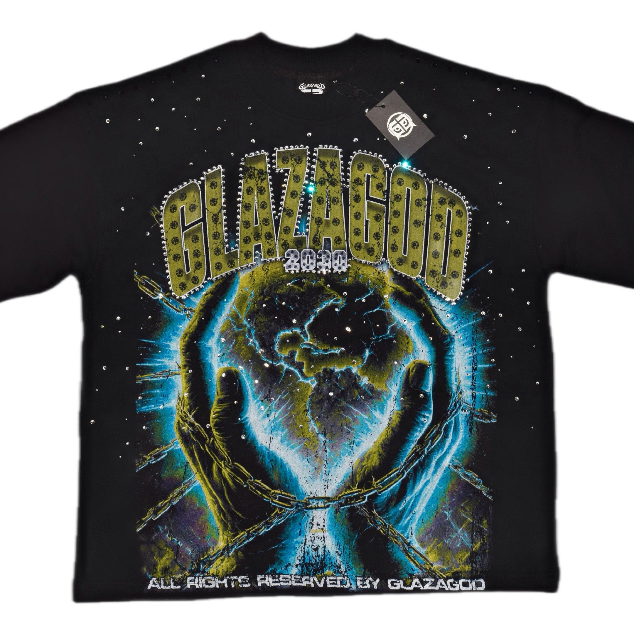 Nuclear - T-Shirt Oversized-GREEN – GLAZA GOD