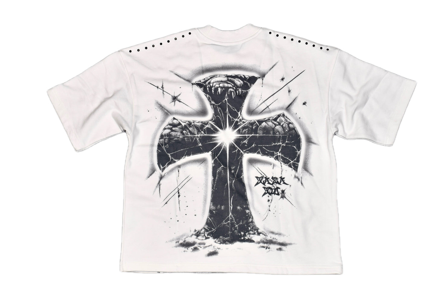 Explosive Cross |WHITE|GLAZA|- T-Shirt Oversized-001